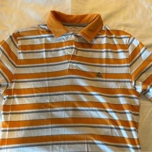 Brooks Brothers Striped Short Sleeve Polo